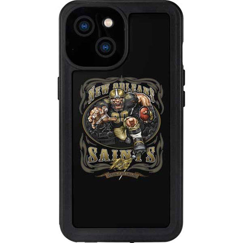 Liquid Blue NFL New Orleans Saints Running Back iPhone 15 Waterproof Case